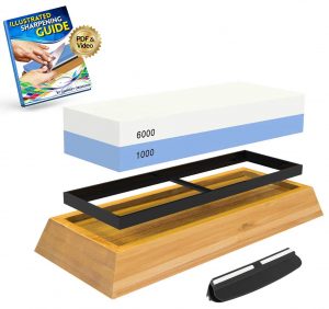 Culinary Obsession 2-sided Whetstone Knife Sharpening Stone