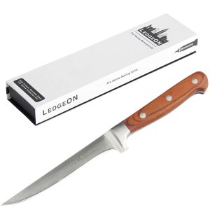 LedgeON 6 Professional Boning Knife - Pro Series - High Carbon Stainless Steel Blade