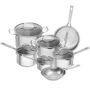 Emeril Lagasse 14 Piece Stainless Steel Cookware Set