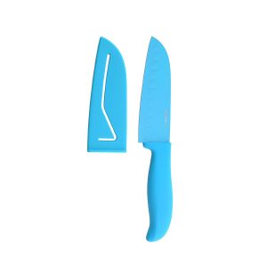 Farberware 5119324 Santoku Knife with sheath and contoured handle