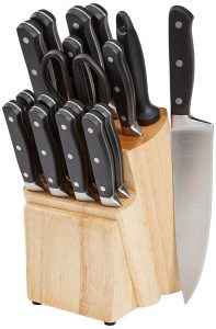 Amazon Basics Premium Knife Block Set