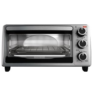Black + Decker Four-Slice Toaster Oven TO1303SB