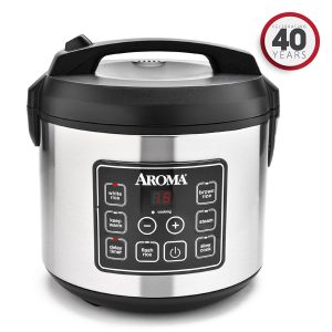 Aroma Housewares 20 Cup (ARC-150SB) Digital Rice Cooker and Steamer
