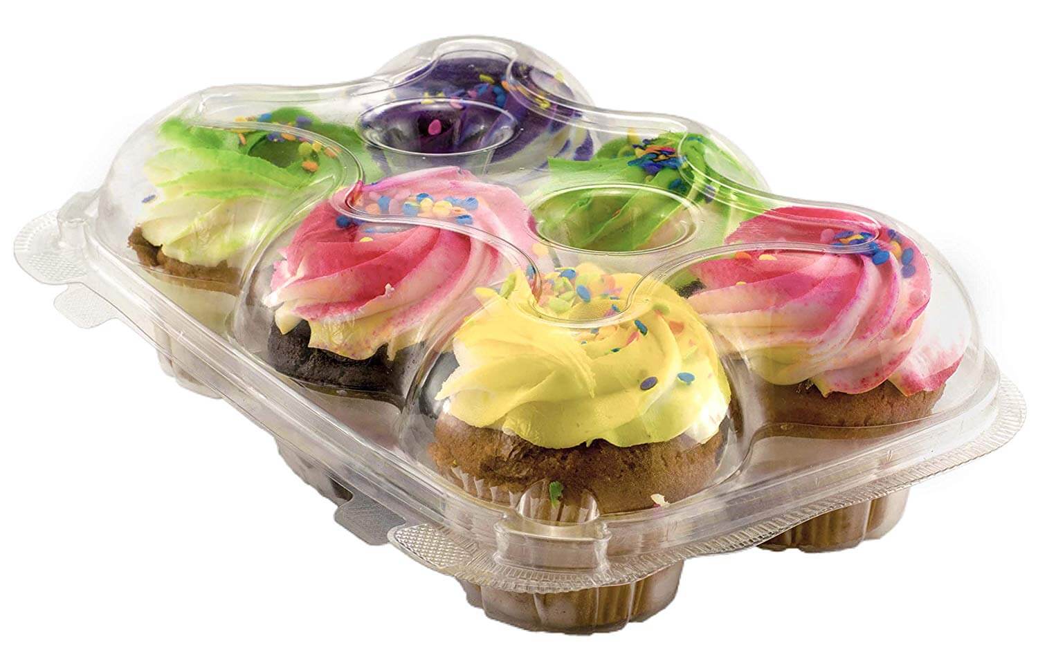 Katgely Cupcake Boxes Cupcake Containers 6 Pack Cupcake