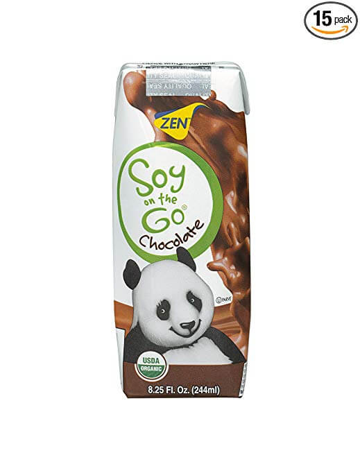 ZenSoy Soy-On-The-Go Soymilk, Chocolate