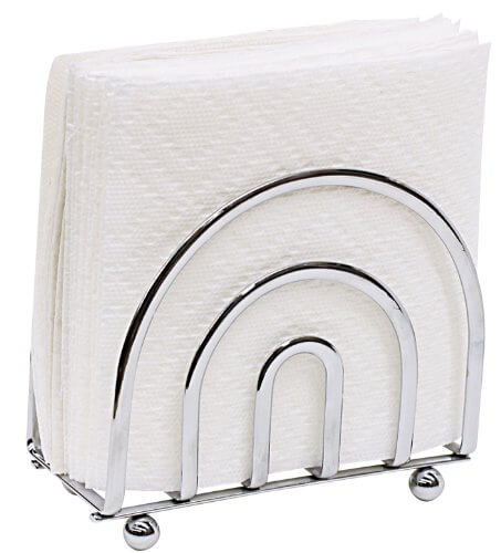 Home Basics Paper Napkin Holder Free Standing Tissue Dispenser