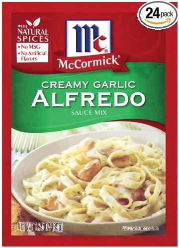McCormick Pasta Sauce Blend – Creamy Garlic Alfredo